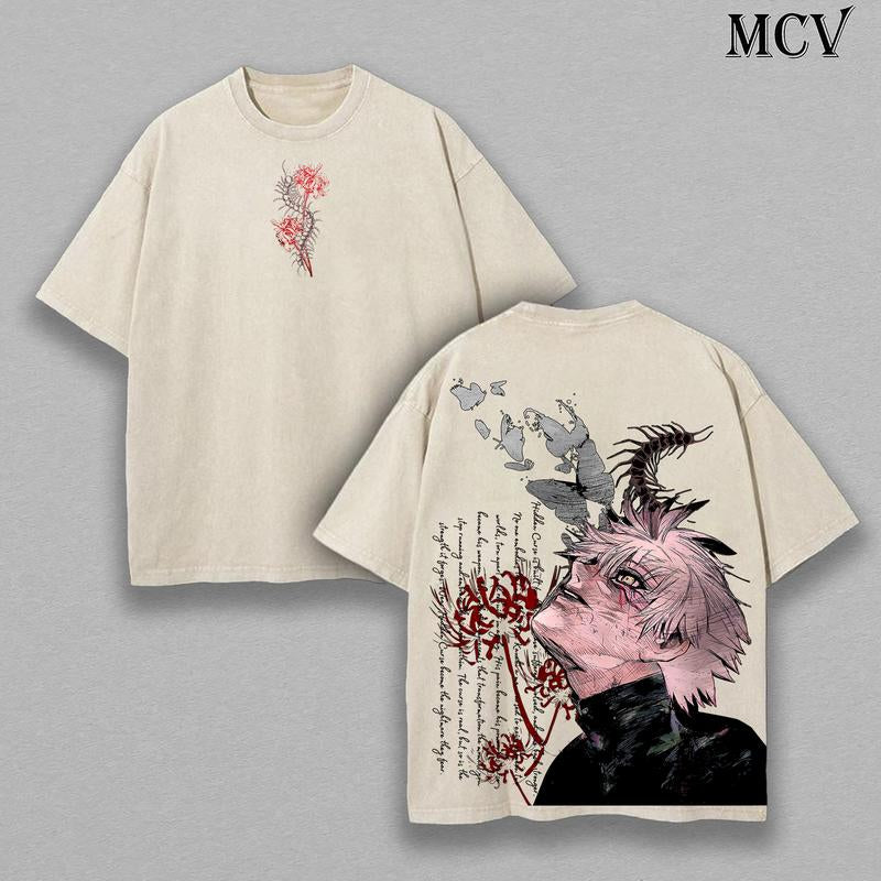 Camiseta de Kaneki Ken Talla grande Unisex