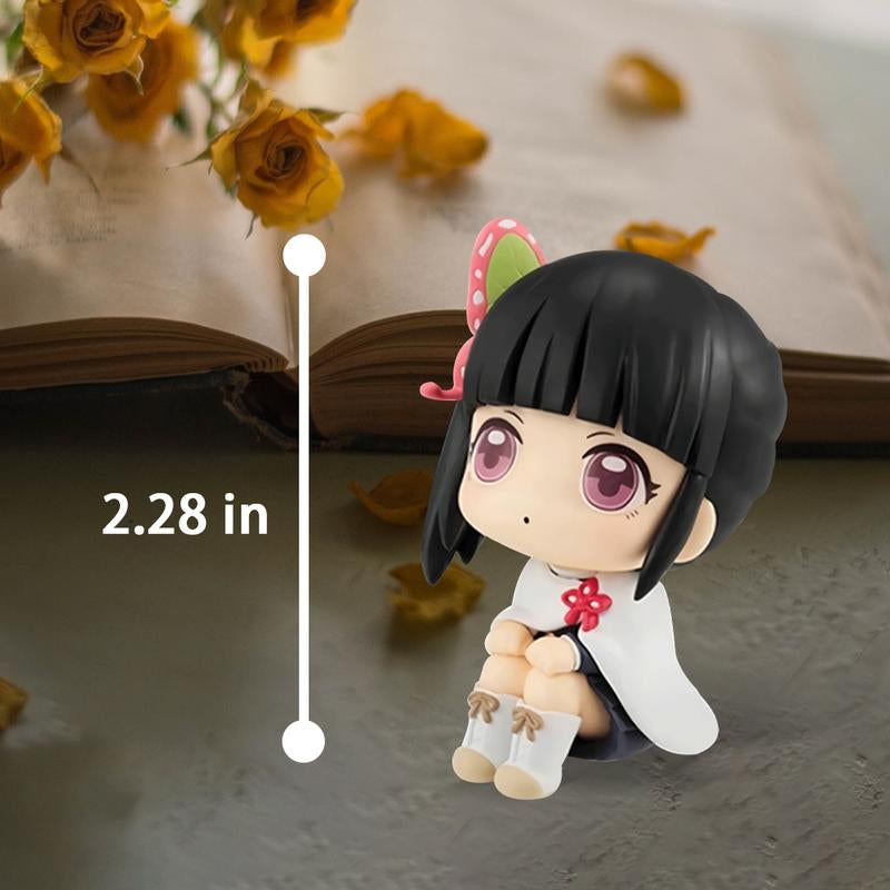 Set of 6 Anime Figures Set, Anime Stuff Assembled Action Figures Toy Set for Birthday Christmas and Fan Collection