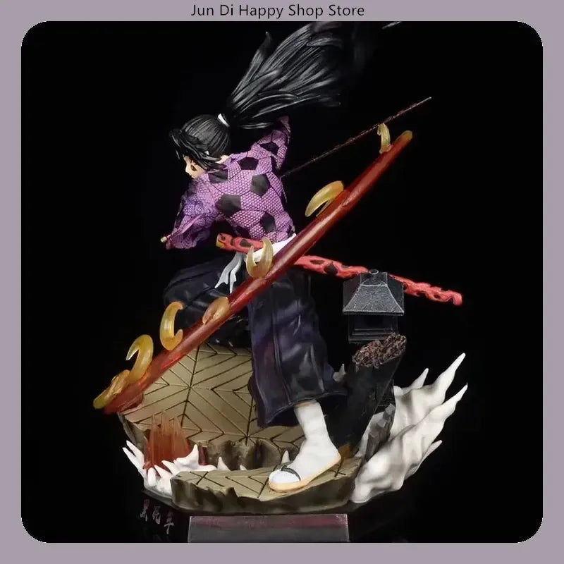 Demon Slayer Kokushibo 28Cm Anime Action Figure Model Statue Attack Posture Collection Desktop Decoration Toy Gift